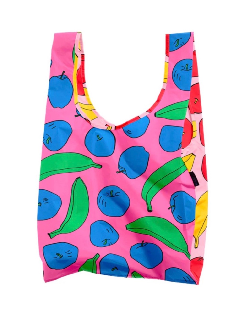 NWOT Standard BAGGU Reusable Bag - Apples & Bananas Mix